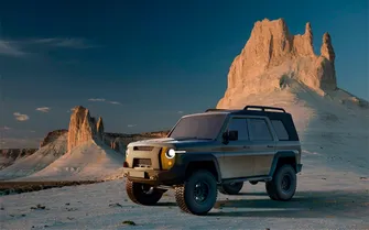 Новий УАЗ Hunter трохи нагадає Land Rover Defender