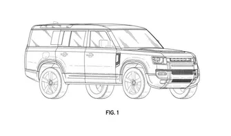 Патентні ескізи Land Rover Defender 130 потрапили в Мережу
