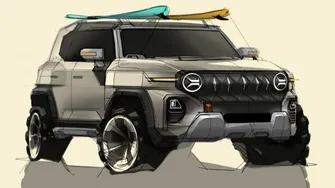 Прототип нового SUV від SsangYong у квадратній формі