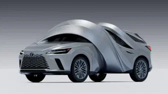 Lexus перетворили на химерні автомобільні скульптури, ніби зламані у 3D-редакторі