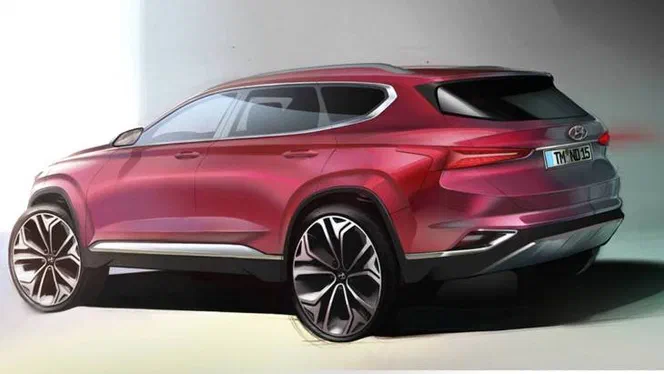 Новий Hyundai Santa Fe 2019 розсекречено по інтер'єру