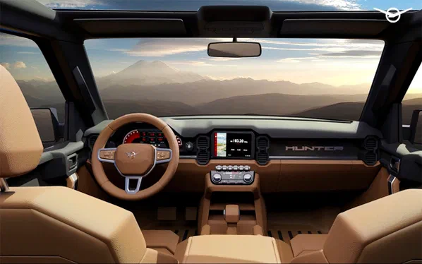 Концепт УАЗ Hunter розсекречено по салону
