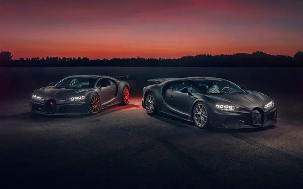 Гіпермобілі Bugatti Chiron протестували на швидкісному треку в Італії (ВІДЕО)