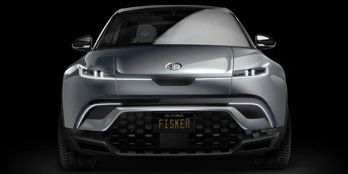 Новинка Fisker показала свій передок на малюнку