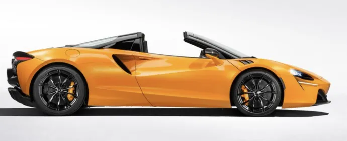 McLaren Artura Spider 2025: Гібридний кабріолет потужністю 690 к.с.