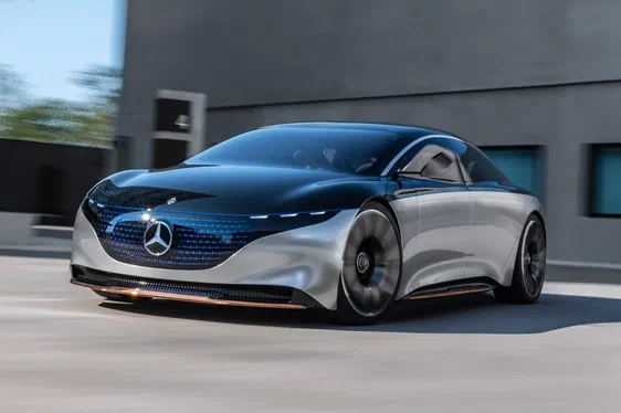 Mercedes-Benz Vision EQS обзавівся запасом ходу на 700 км шляху