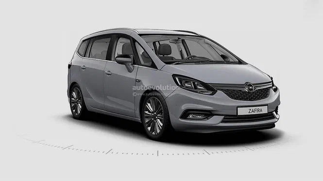 Перша порція зображень рестайлінгового Opel Zafira потрапила в Інтернет