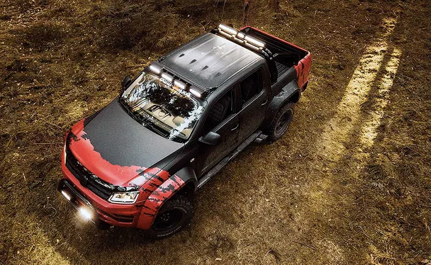 Volkswagen Amarok перетворився на широкий 2-метровий позашляховик