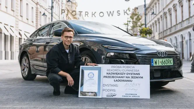 Audi A6 e-tron проїхав 1338 км на одній зарядці та встановив новий рекорд