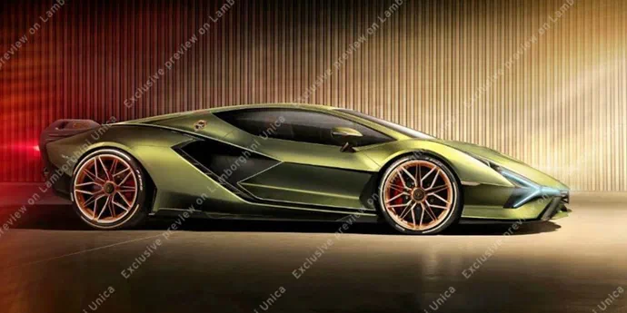 Перший супергібрид від Lamborghini розсекречений дизайном