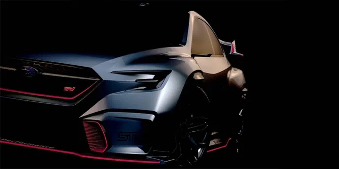 Subaru поширила перший малюнок новітнього спортседана
