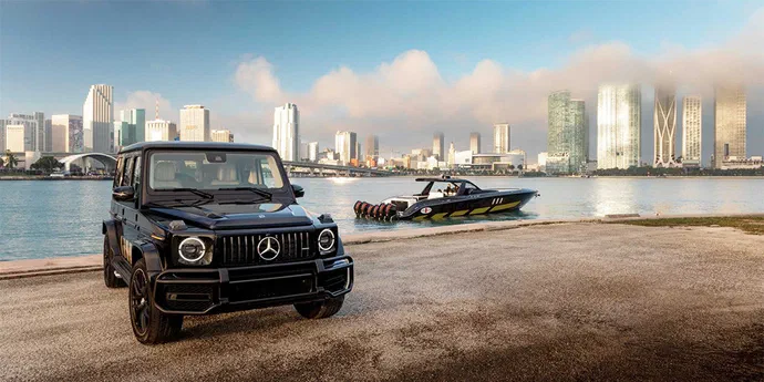 Mercedes влаштував презентацію 2700-сильного катера у стилі G-Class