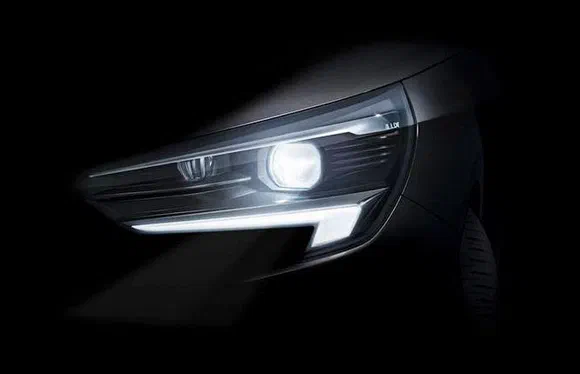 Opel Corsa нового зразка показала свою матричну LED-фару
