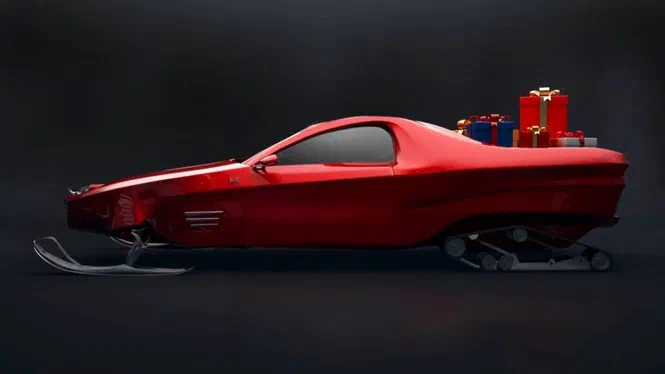 Санта-Клаусу розробили автомобільні сані, що мають автопілот