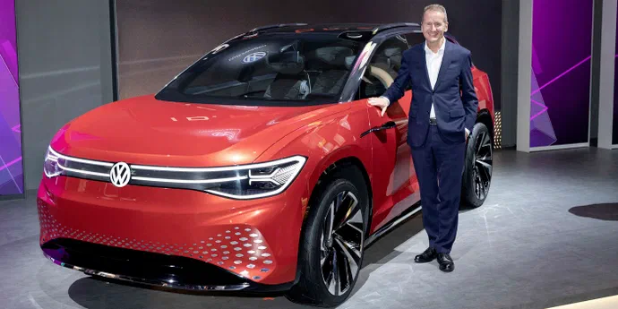 Volkswagen обіцяє обійти Tesla по електрокарам