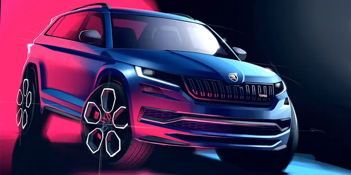 Офіційно розсекречено дизайн найшвидшої Skoda Kodiaq