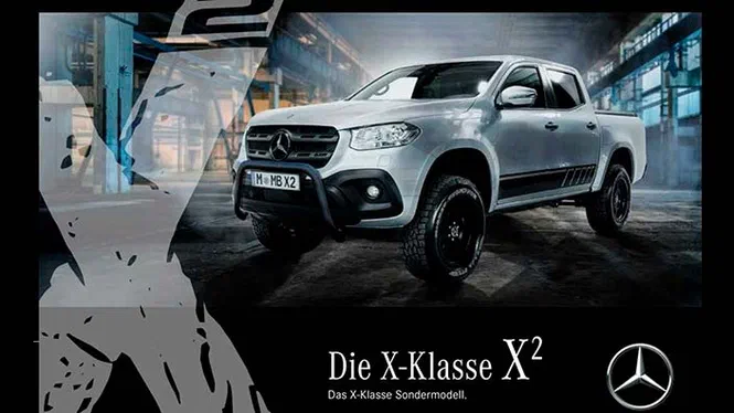 Mercedes-Benz X-CLASS X2 підготувався до серйозного бездоріжжя