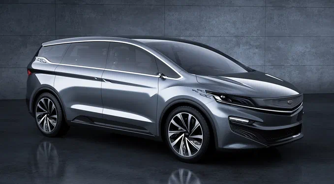 Мінівен Geely активно тестується