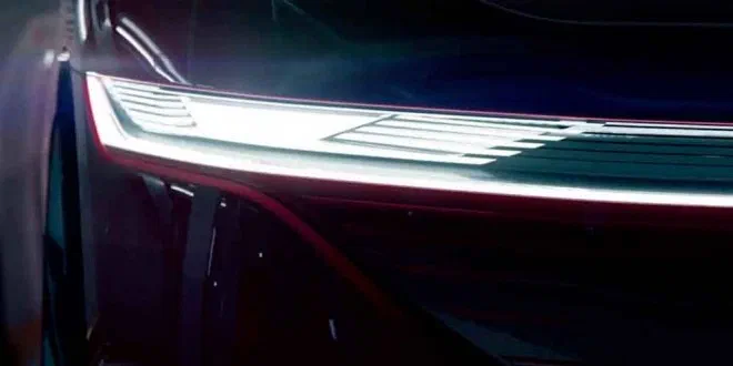 Volkswagen ID Vizzion показав свої фари в переддень дебюту в Женеві