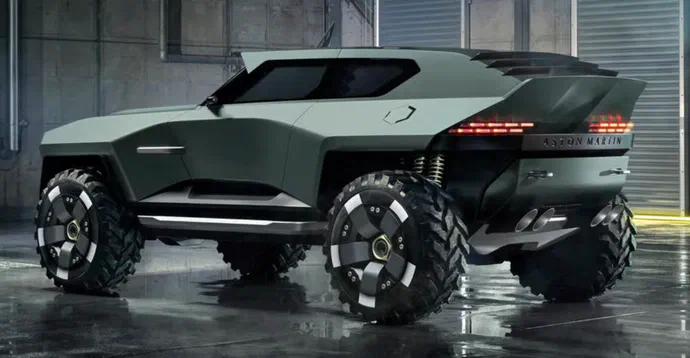 Aston Martin створив футуристичний позашляховик Dreadnought спеціально для Call of Duty
