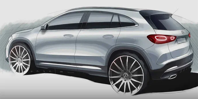 Новий Mercedes GLA похвалився дизайном