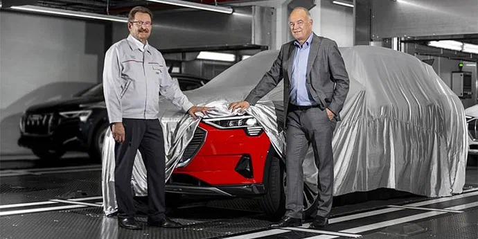 Audi розпочала серійне виробництво свого першого електричного SUV