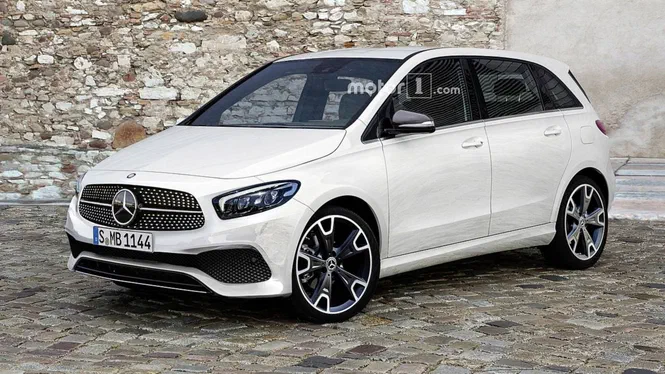 Новенький Mercedes B-Class з'явився на рендері