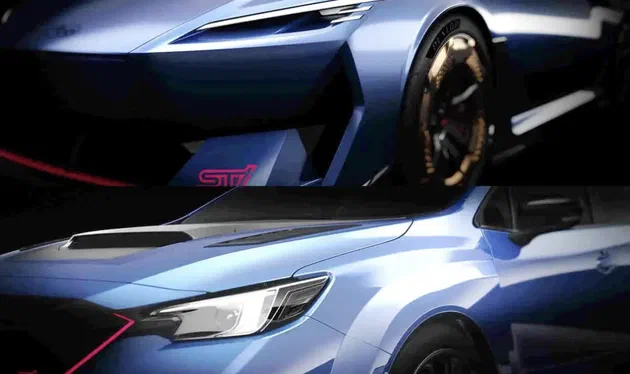 Subaru показала тизери двох концептів STI: бензиновий і електричний спорткари дебютують наприкінці жовтня