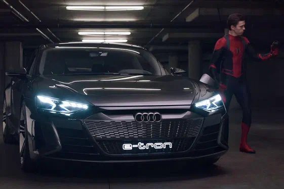 У короткометражному кіно з Людиною-павуком героєм став Audi e-tron GT (ВІДЕО)