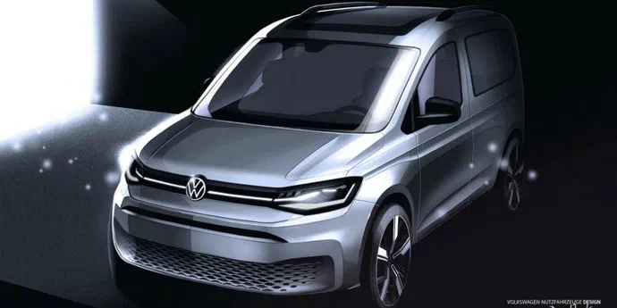 Volkswagen Caddy нового покоління показав свою зовнішність