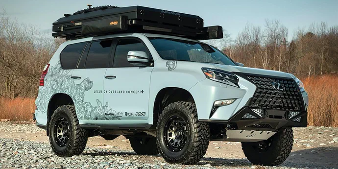 Lexus GX підготовлений для подорожей по важкому бездоріжжю
