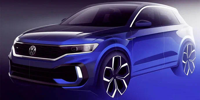Надпотужний Volkswagen T-Roc показав свій дизайн
