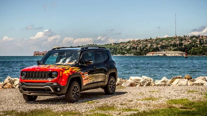 Особливий Jeep Renegade став дарунком на честь мотоциклів Harley-Davidson