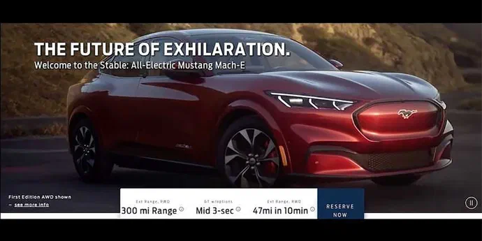 Ford Mustang Mach E розсекретився раніше терміну