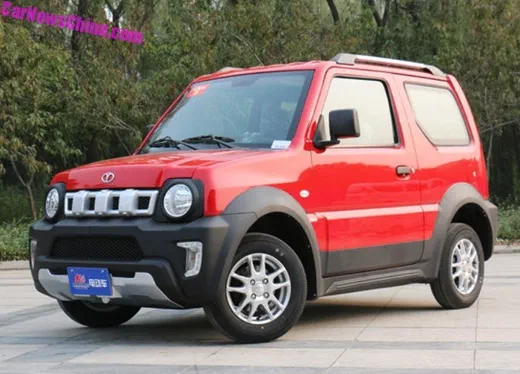 В Китаї з'явився свій електричний варіант на Suzuki Jimny
