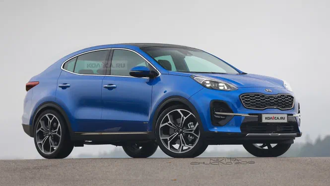 Дизайнера представили, яким може вийти купе-кросовер Kia Sportage