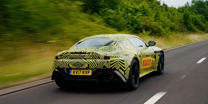 Aston Martin Vantage нового покоління попався на тестах