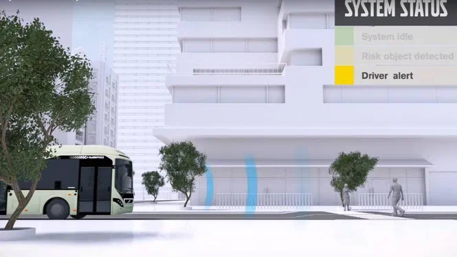 Автобуси Volvo будуть самостійно сигналити пішоходам