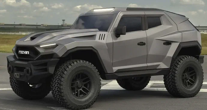 Новий Rezvani Tank 2026 року отримав агресивний вигляд і до 1000 сили