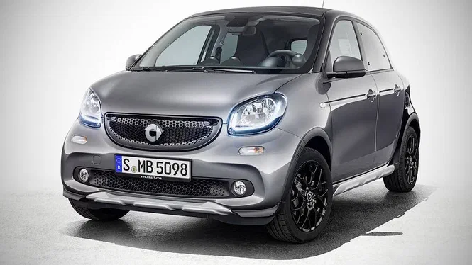 Внедорожному Smart ForFour надали підвіску заниженого типу