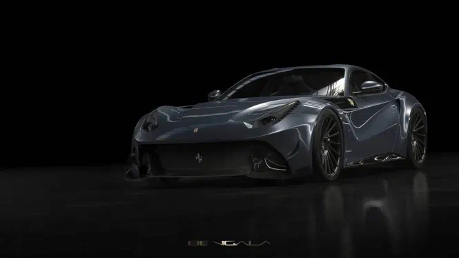 Ательє Bengala переробить Ferrari F12 в багатогранний карбоновий продукт