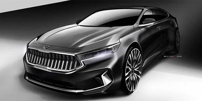 Kia продемонструвала дизайнерське рішення нового седана Cadenza