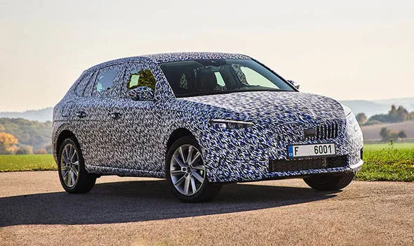 З'явилося перше фото салону хетча Skoda Scala