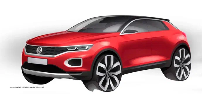 Серійний крос Volkswagen T-Roc розсекречено за дизайном