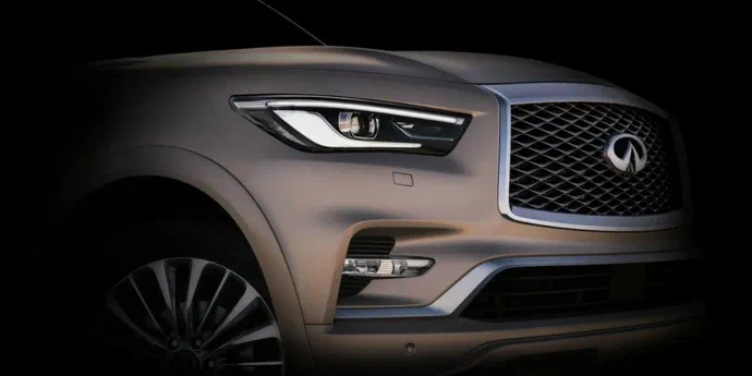 Infiniti QX80 нової генерації частково розкрив свій дизайн