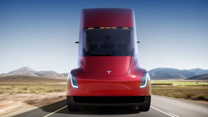 Tesla представила високотехнологічний електрогрузовик Semi