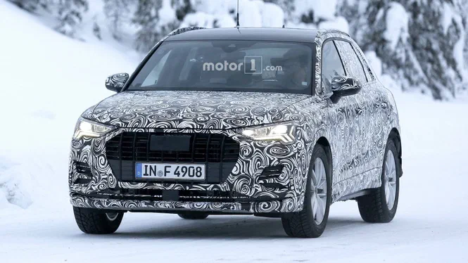 Папараці зафіксували на камери оптику Audi Q3 2-го покоління