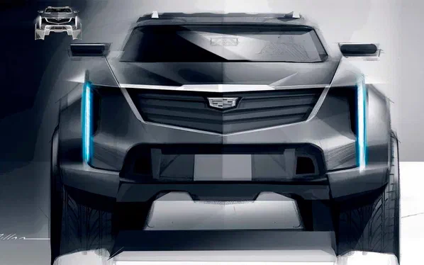 Cadillac показав таємничий позашляховик на фото