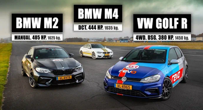 380-сильний Golf R посперечався проти стокових BMW (ВІДЕО)