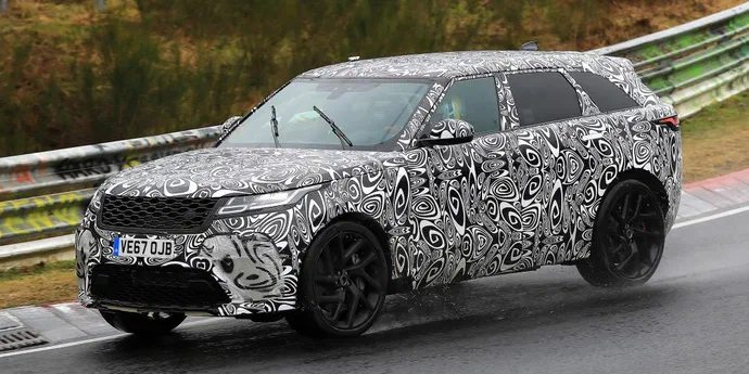 Спортивна версія Range Rover Velar прокотилася по Нюрбургрингу